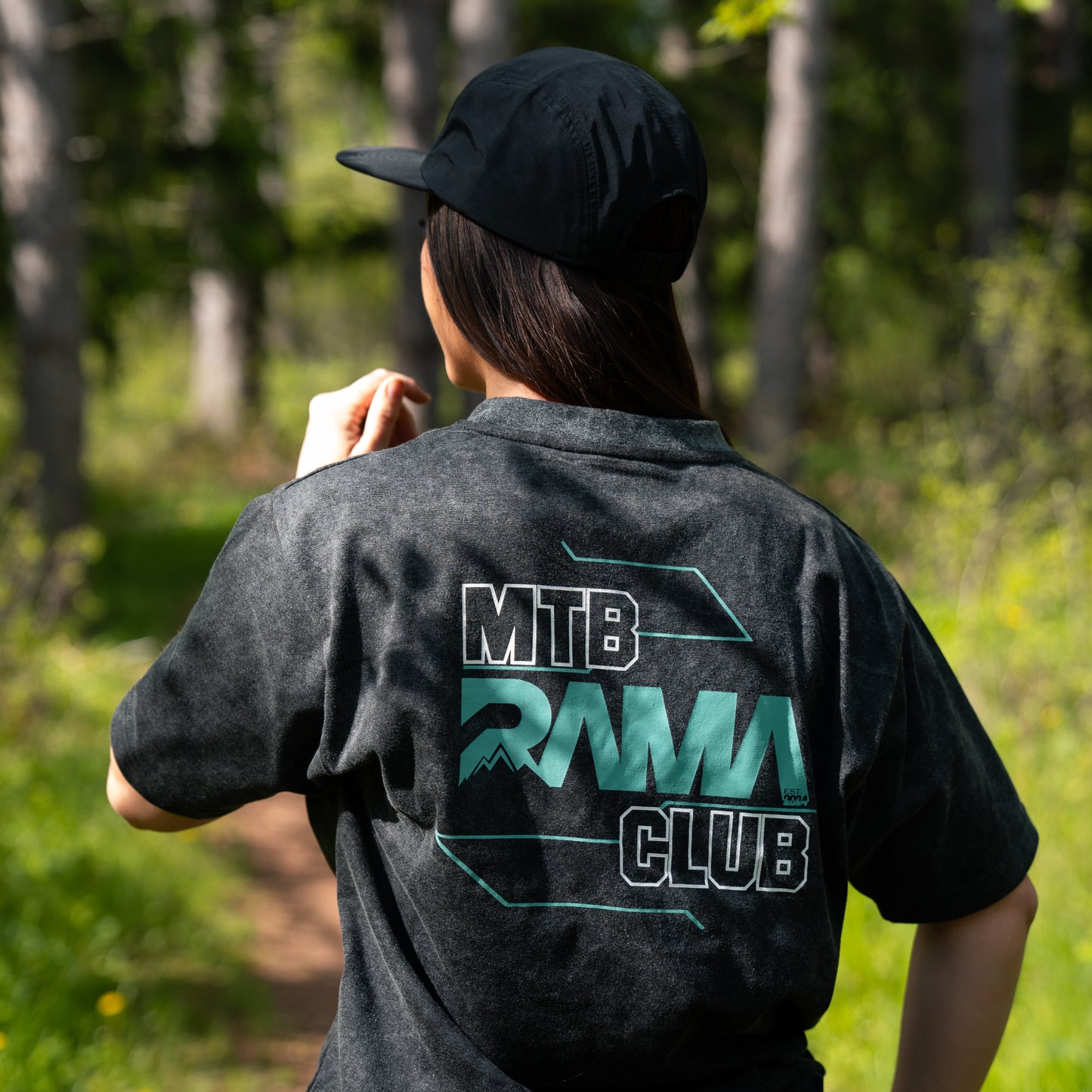 MTB CLUB Short Sleeve Unisex T-shirt - Acid Wash
